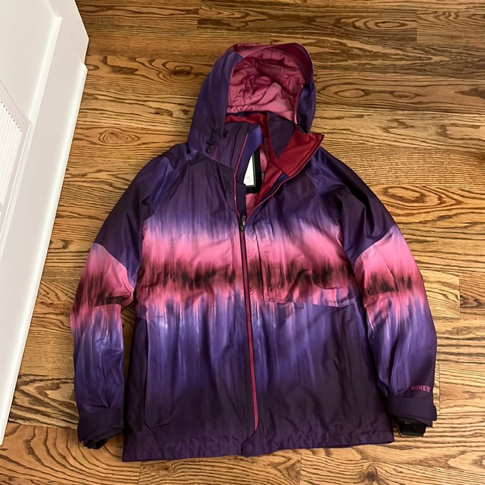 Pink and Purple Burton Snowboard and Ski Jacket